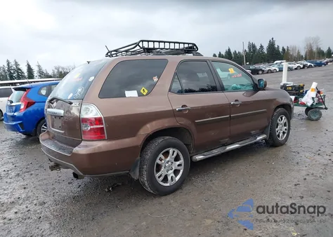 2004 Acura Mdx z USA, uszkodzony, nr VIN 2HNYD18904H521196